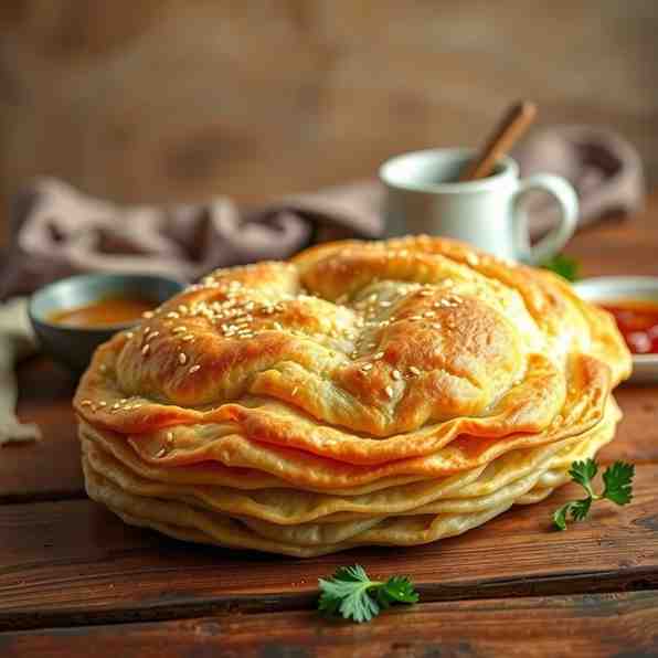 Homemade Malawach - Flaky Yemeni Bread Recipe